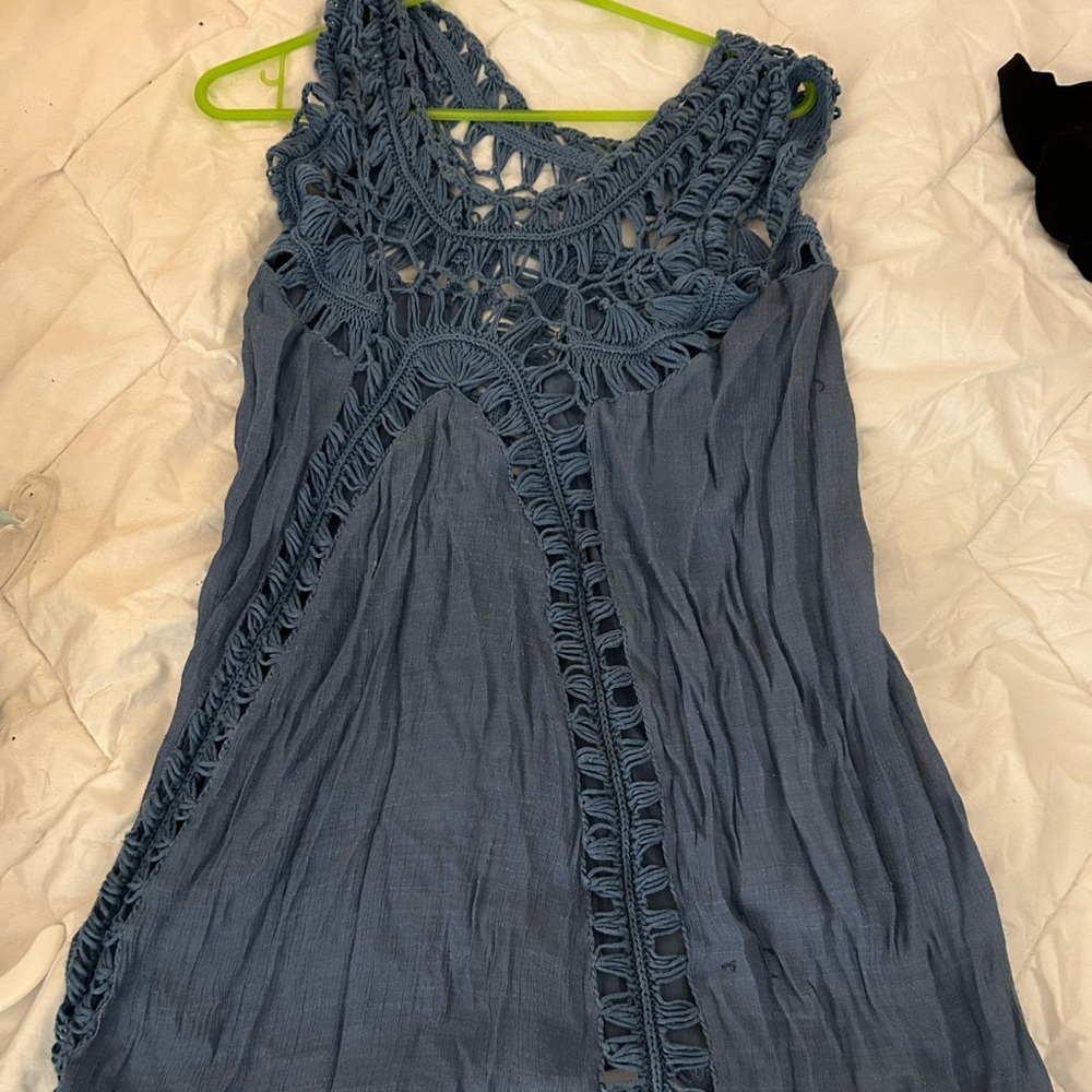 Blue dress